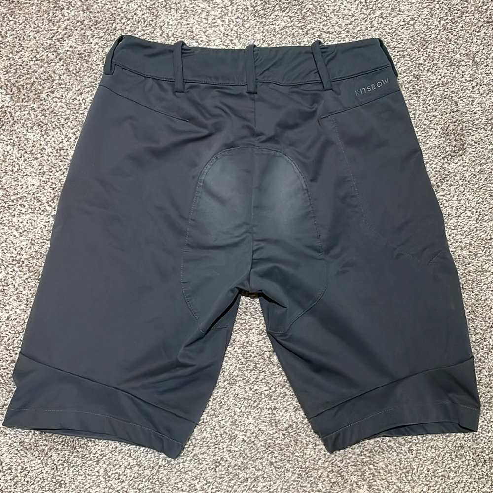 Kitsbow Gray Cycling Outdoors Nylon Stretch Hiking Casual Shorts Mens 28 (28x10) - Picture 4 of 5